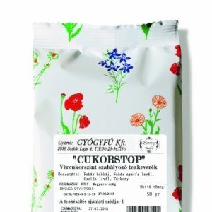 Gyógyfű cukorstop vércukorszint tea 50g