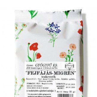 Gyógyfű Fejfájás-Migrén Teakeverék 50 g