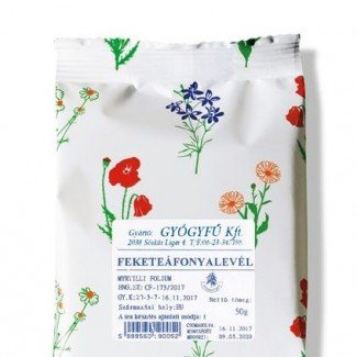 Gyógyfű feketeáfonyalevél 50g 
