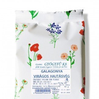 Gyógyfű galagonyaágvég tea 40g
