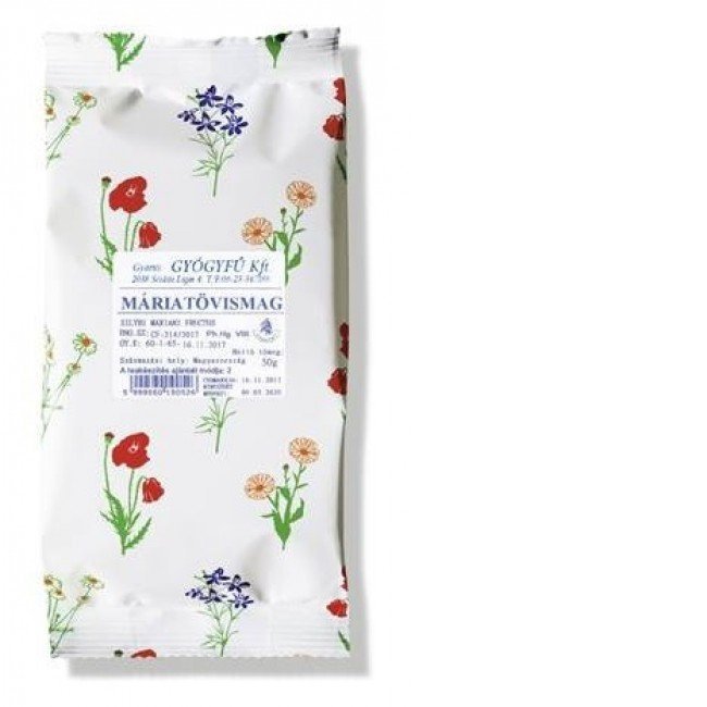 Gyógyfű máriatövismag tea 50g 