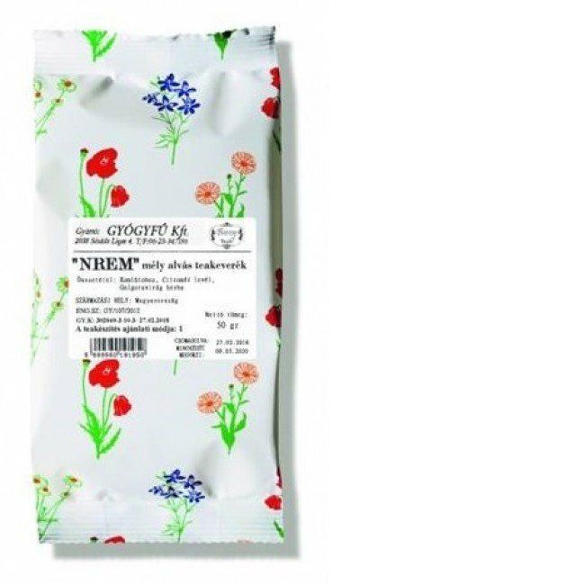 Gyógyfű nrem mély alvás teakeverék 50g 