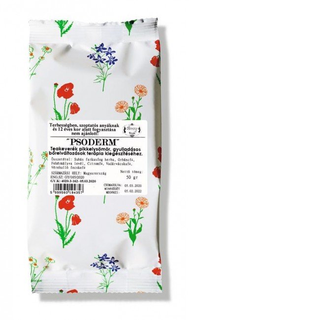 Gyógyfű psoderm pikkelysömör terápia tea 50g