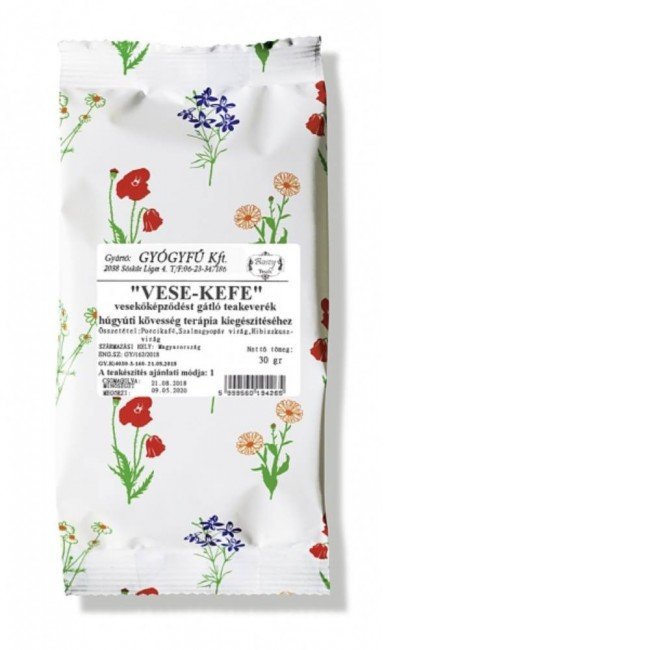 Gyógyfű vese-kefe vesekő képződés gátló teakeverék 30g