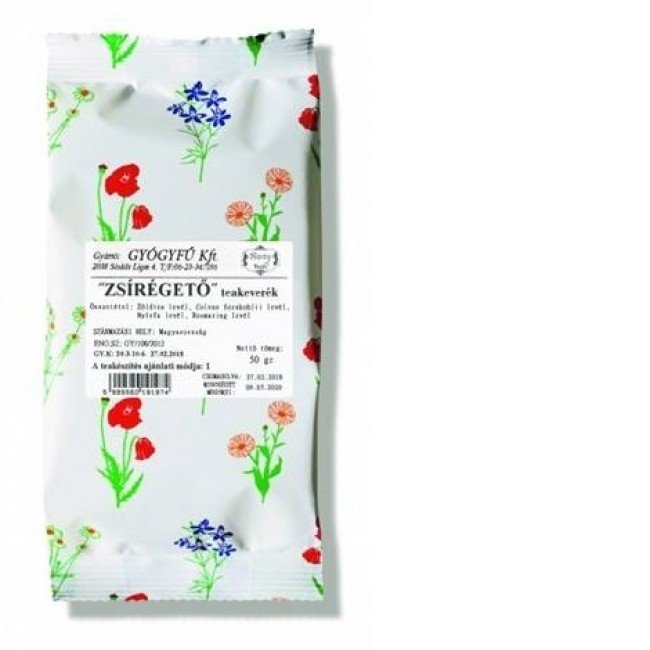 Gyógyfű zsírégető teakeverék 50g Gyógyfű zsírégető teakeverék 50g
