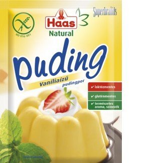Haas puding vanilia natural 40g 