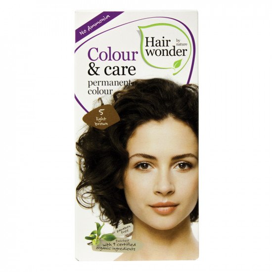 Hairwonder colour&Care 5 világosbarna 1db