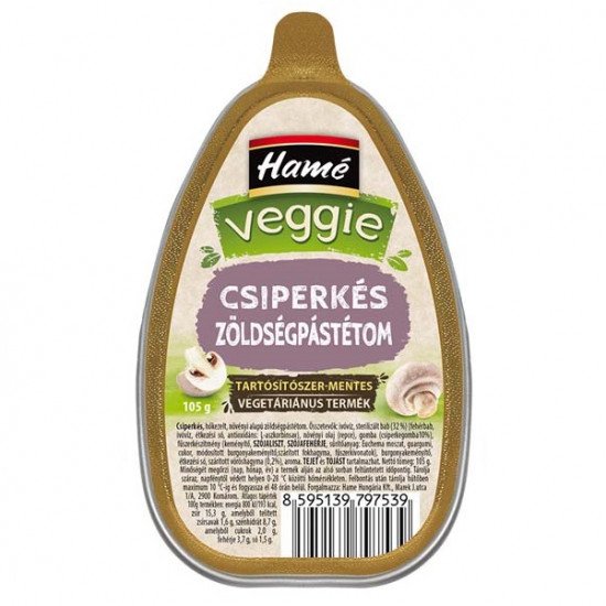 Hamé veggie csiperkés zöldségpástétom 105g