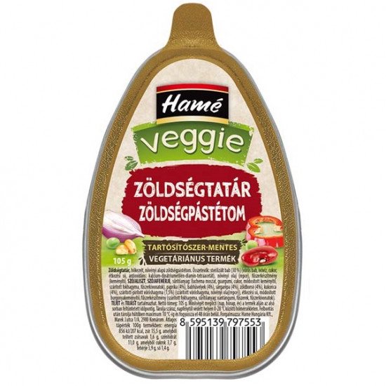 Hamé veggie zöldségtatár zöldségpástétom 105g