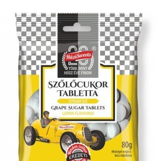 Házisweets szőlőcukor citromos 80g 