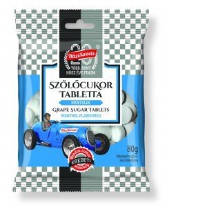 Házisweets szőlőcukor mentolos 80g 