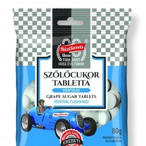 Házisweets szőlőcukor mentolos 80g 
