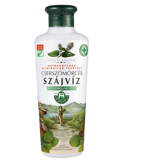 Herbária cserszömörcés szájvíz mentolos 250ml