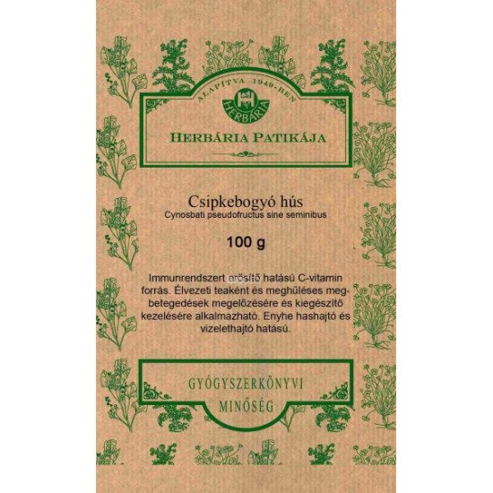 Herbária csipkebogyó hús tea 100g 