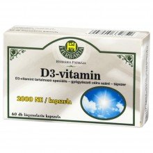 Herbária d3-Vitamin 2000NE kapszula 60db
