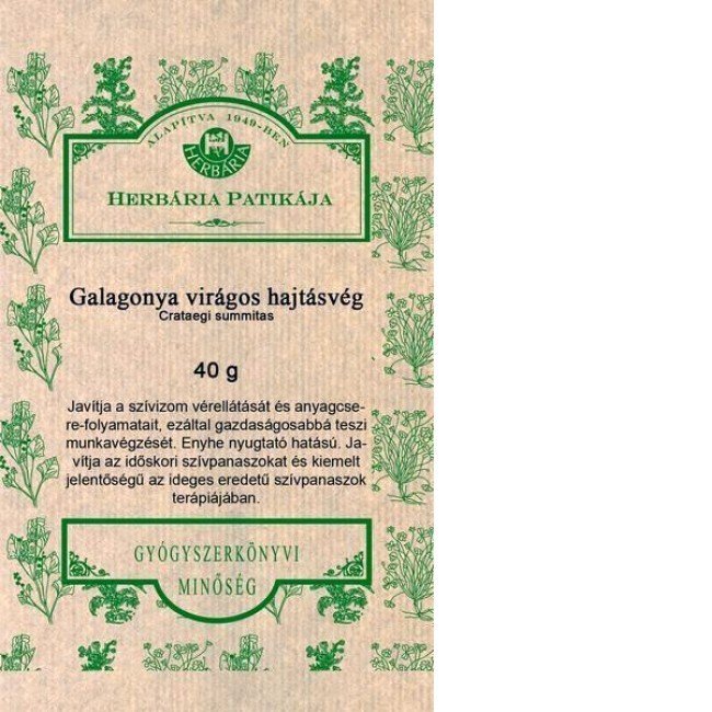 Herbária galagonya virágos hajtásvég 40g 