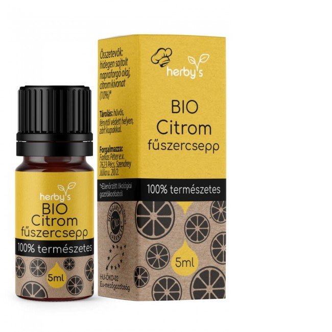 Herby's bio citrom fűszercsepp 5ml