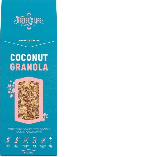Hester's granola kókusz gluténmentes 320g