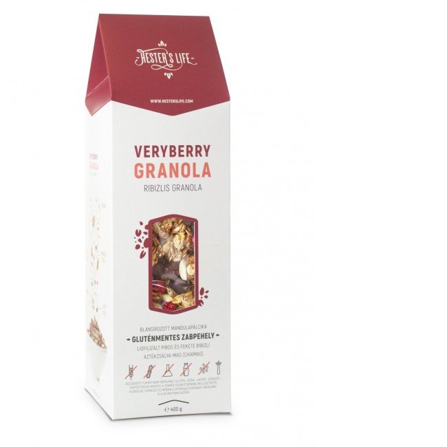 Hester's granola ribizli gluténmentes 320g