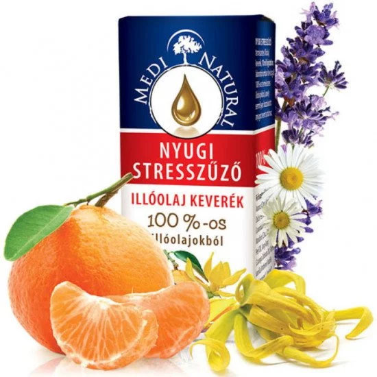Medinatural nyugi stresszűző illóolaj 10ml Medinatural nyugi stresszűző illóolaj 10ml