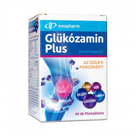 Innopharm glükozamin plus kurkuma filmtabletta 60db