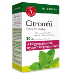 Interherb citromfű extraktum kapszula 30db
