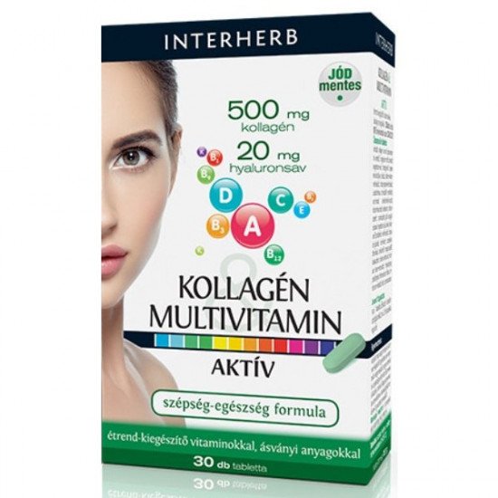 Interherb kollagén multivitamin 30db