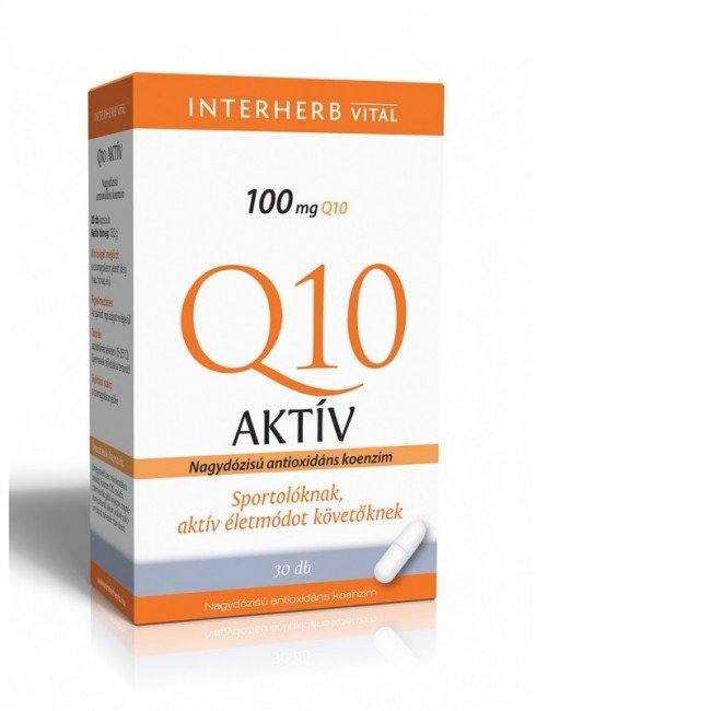 Interherb q10 aktiv kapszula 30db