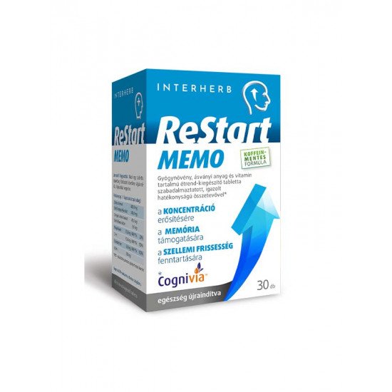 Interherb Restart Memo tabletta 30db