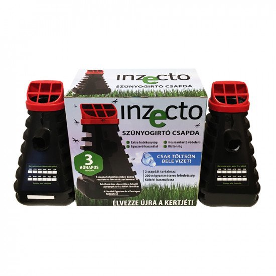 INZECTO szúnyogirtó csapda 2db INZECTO szúnyogirtó csapda 2db