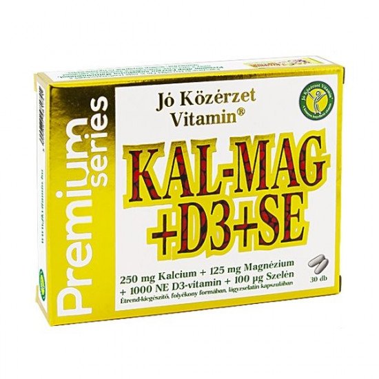 Jó közérzet prémium kal-mag+d3 kapszula 30db Jó közérzet prémium kal-mag+d3 kapszula 30db