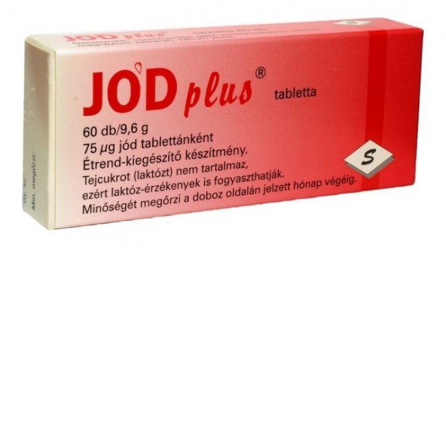 Jód plus tabletta 60db Jód plus tabletta 60db