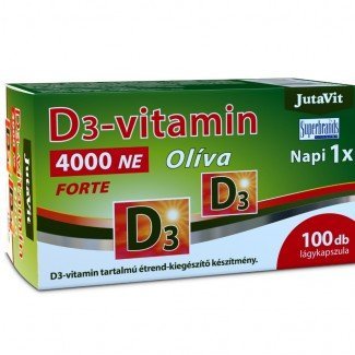 Jutavit d3-vitamin 4000 ne olíva kapszula 100db
