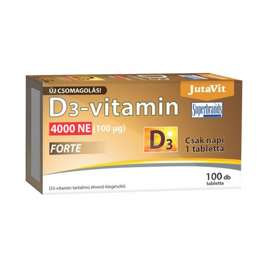 Jutavit d3-vitamin forte 4000 ne tabletta 100db