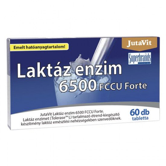 Jutavit laktáz enzim 6500 fccu forte tabletta 60db