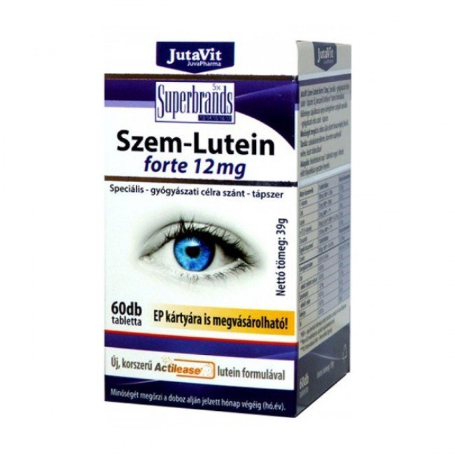 Jutavit szem-lutein forte 12mg tabletta 60db Jutavit szem-lutein forte 12mg tabletta 60db