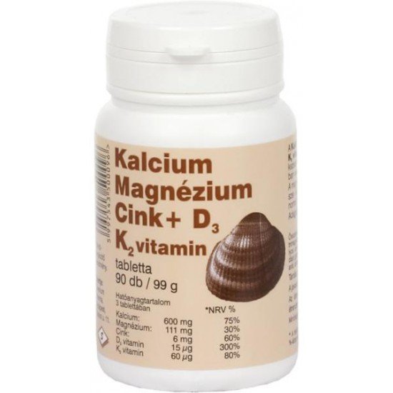 Kalcium,Magnézium,Cink tabletta 90db