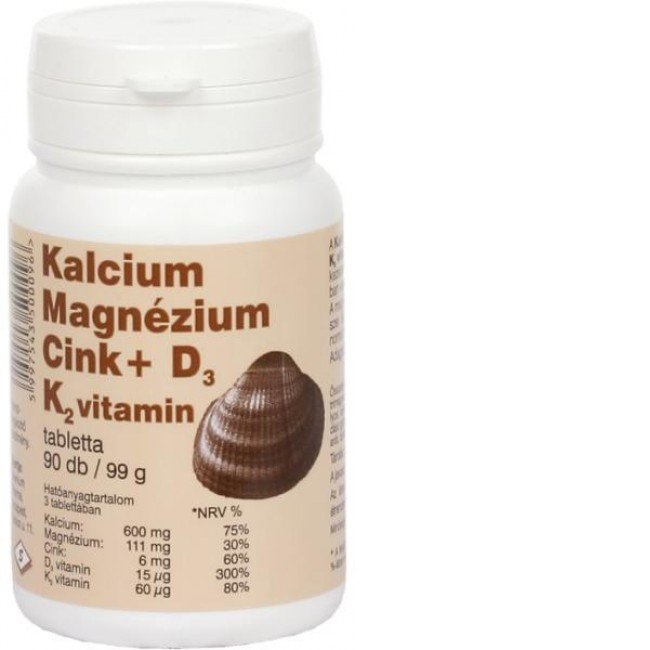 Kalcium,Magnézium,Cink tabletta 90db