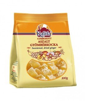 Kalifa aszalt cukrozott gyömbérkocka 100g