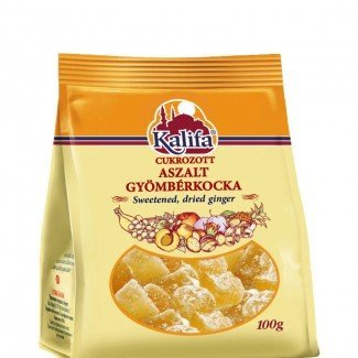 Kalifa aszalt cukrozott gyömbérkocka 100g
