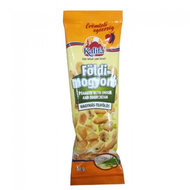Kalifa földimogyoró hagyma-tejföl 40g