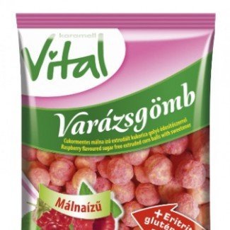 Karamell vital varázsgömb málnás 20g