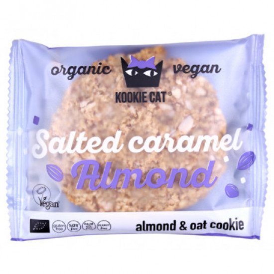 Kookie cat bio vegán keksz sós karamell 50g