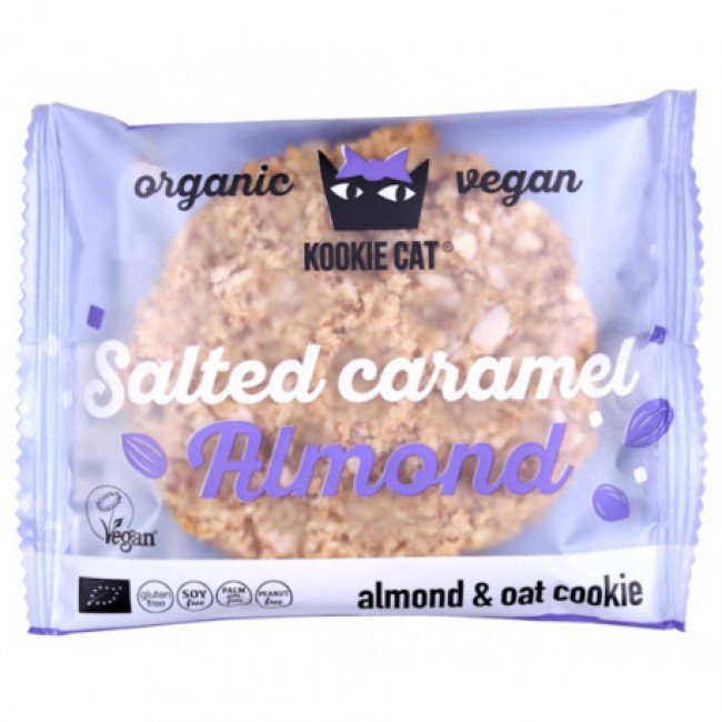 Kookie cat bio vegán keksz sós karamell 50g Kookie cat bio vegán keksz sós karamell 50g