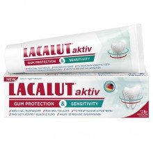 Lacalut fogkrém aktiv gum protect+sensitive 75ml