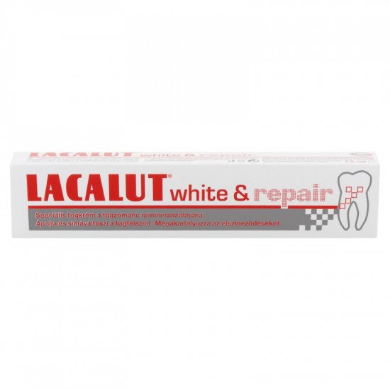 Lacalut fogkrém white & repair 75ml