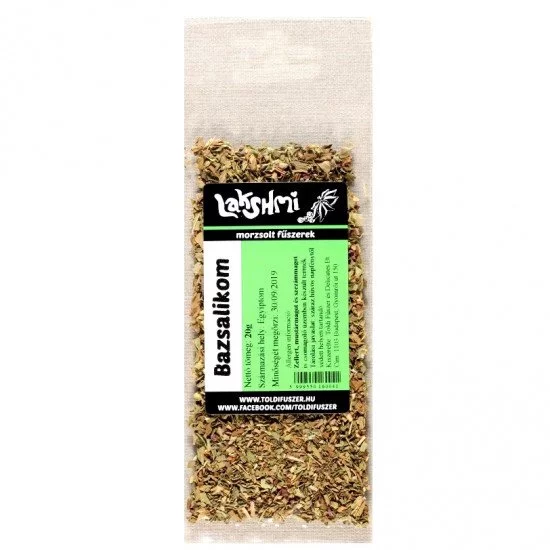 Lakshmi bazsalikom morzsolt 20g Lakshmi bazsalikom morzsolt 20g