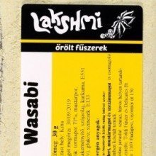 Lakshmi wasabi-Por őrölt 30g 