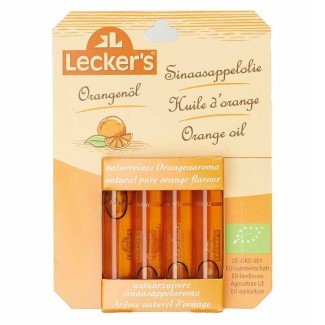 Leckers bio narancsolaj /Étkezési/ 4 ampulla