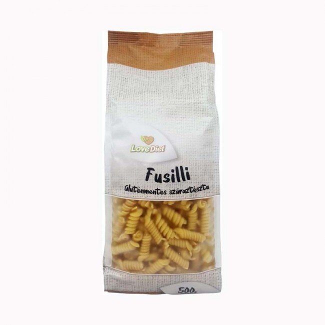 Love diet tészta fusilli 500g